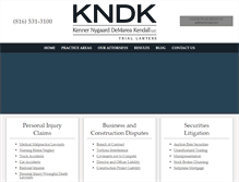 Tablet Screenshot of kndklaw.com